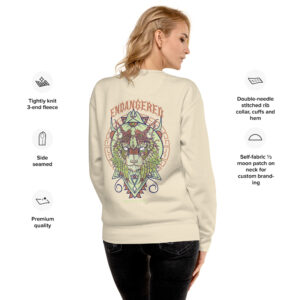 Lynxs Endangered Unisex Premium Sweatshirt