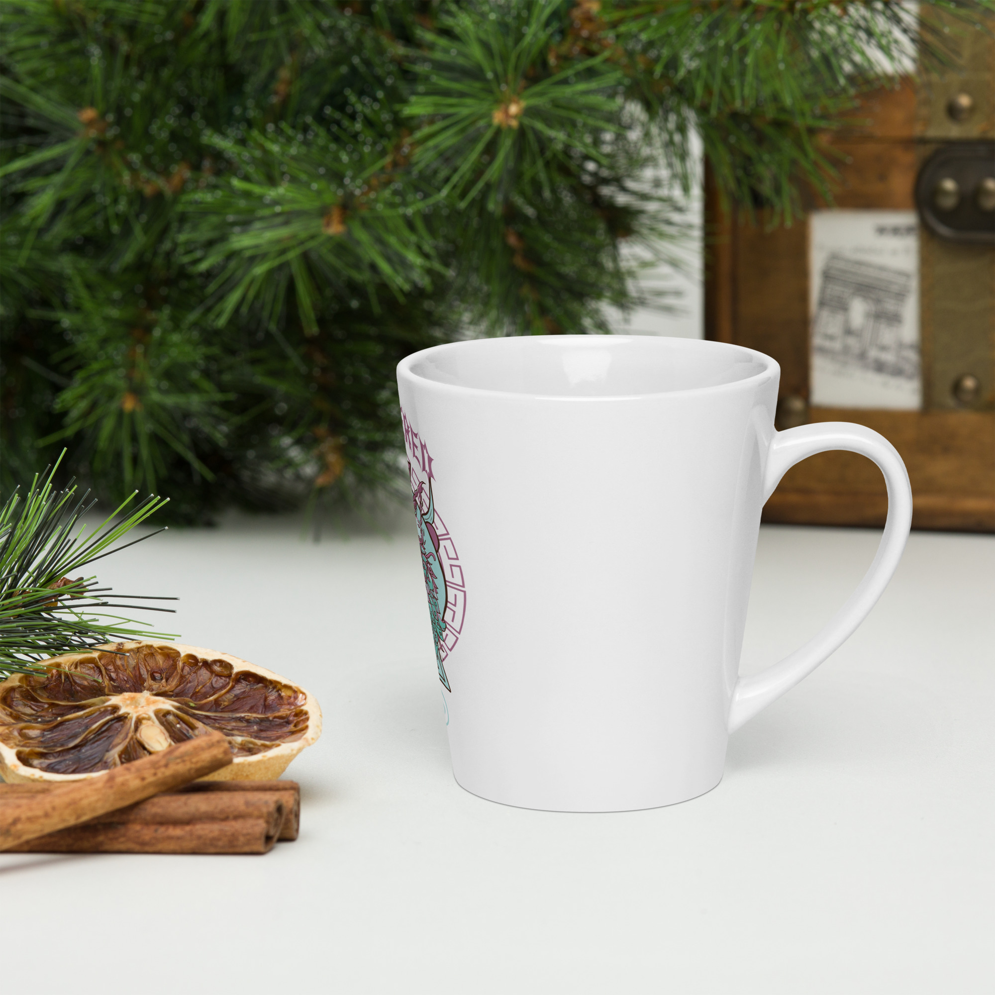 Endangered Species Art Latte Mug - Image 2